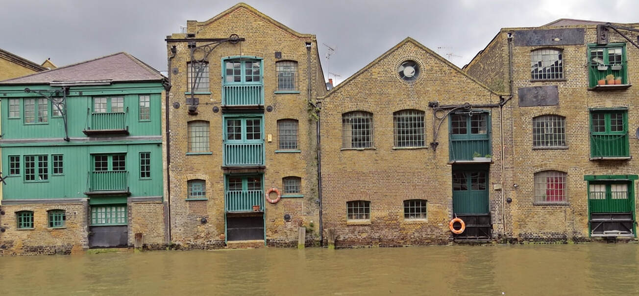 Mouth of London's Lost River the Black Ditch in Limehouse on Paul Talling's Guided Walking Tour